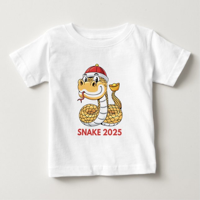 År för ormen 2025 T-Shirt (Framsida)