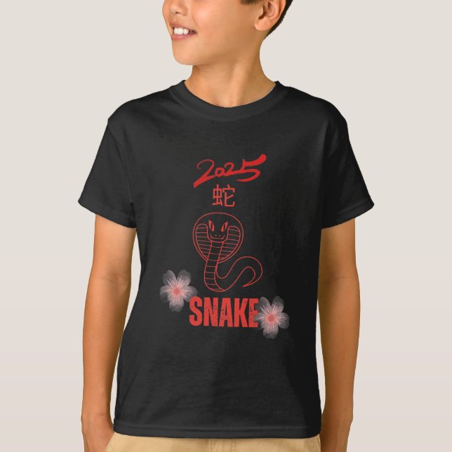 År för ormen 2025 t shirt (Framsida)