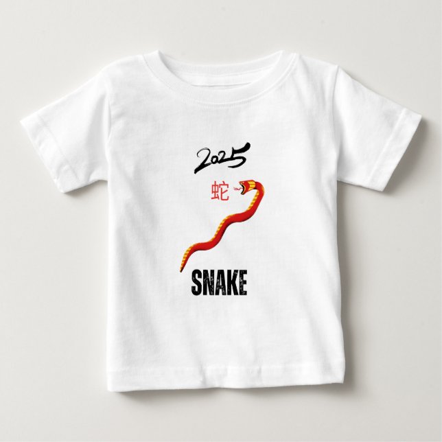 År för ormen 2025 t shirt (Framsida)