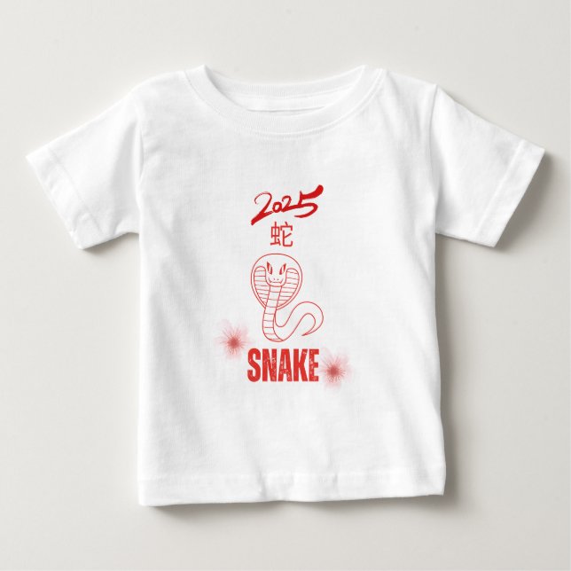 År för ormen 2025 t shirt (Framsida)