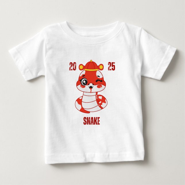 År för ormen 2025 T-Shirt (Framsida)