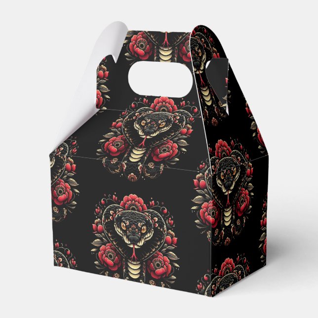 År för ormen 2025: Visdom, omvandling Presentaskar (Framsidan Sidan)