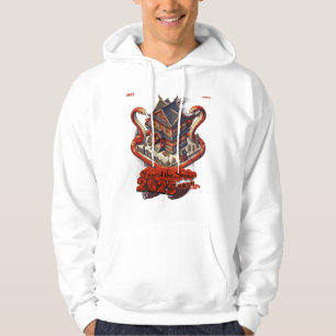 År för ormen: kinesiskt nyår 2025 #01 hoodie