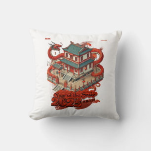 År för ormen: kinesiskt nyår 2025 #02 kudde