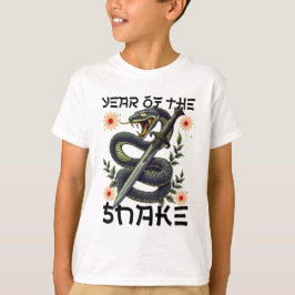 År för Ormens Zodiak Kinesiskt Nyår T Shirt