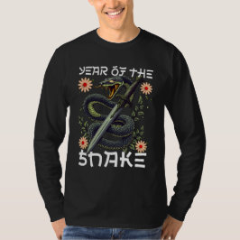 År för Ormens Zodiak Kinesiskt Nyår T Shirt