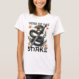 År för Ormens Zodiak Kinesiskt Nyår T Shirt