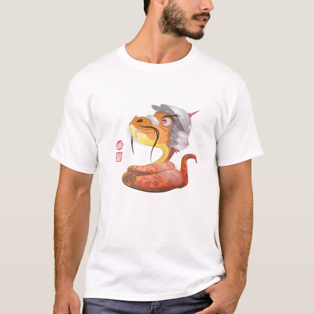 År för ormhoroskop från kinesiskt zodiakhoroskop t shirt (Framsida)