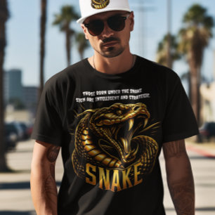 År för Ormön firande i China 2025 T Shirt