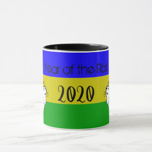 År för Råtta 2020-musen med text Mugg