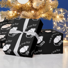 År för Råtta 2020-musen med text Presentpapper