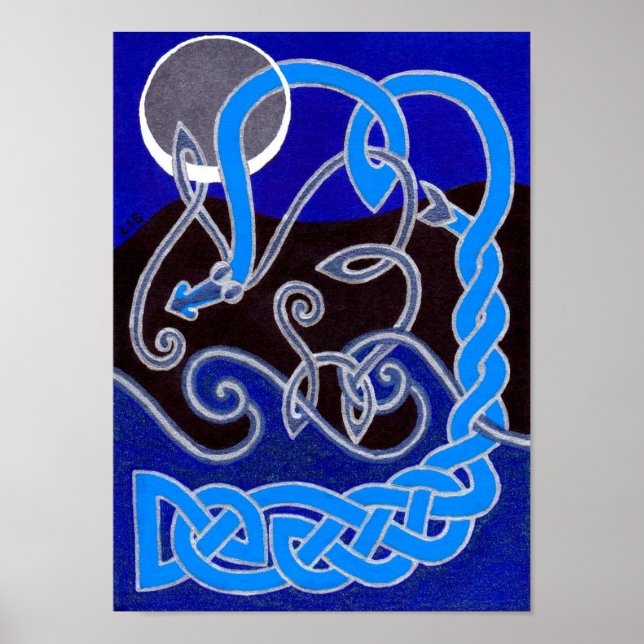 År för Snake i Vatten Poster (Framsidan)