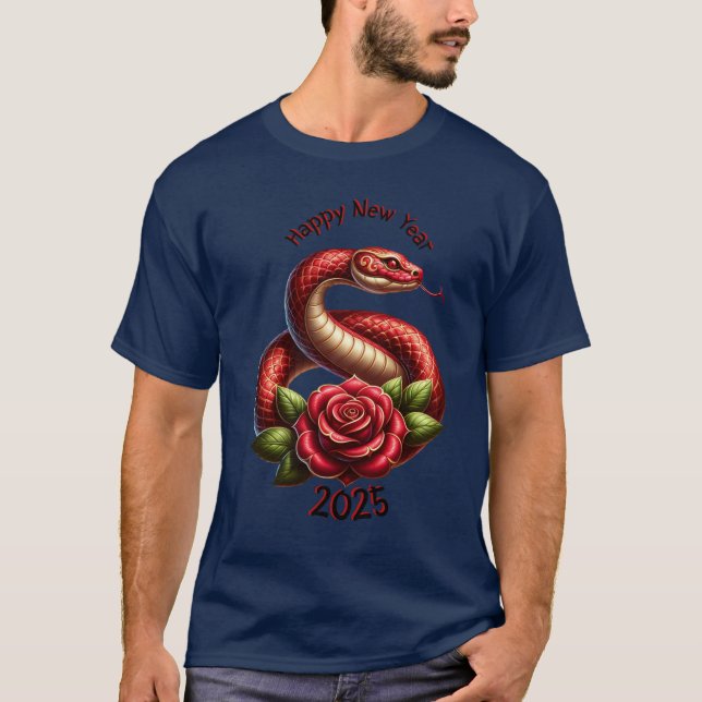 År för Snake Manar-Shirt T Shirt (Framsida)