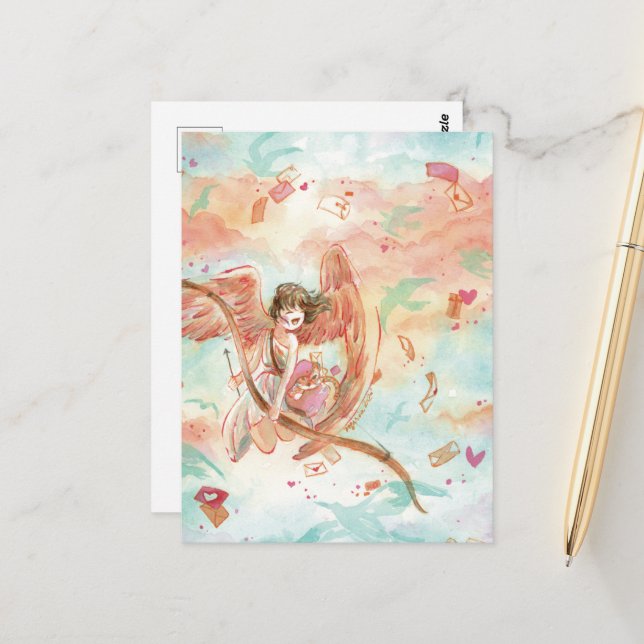 År för Tiger- DNM vykort (Fram/Back In Situ)