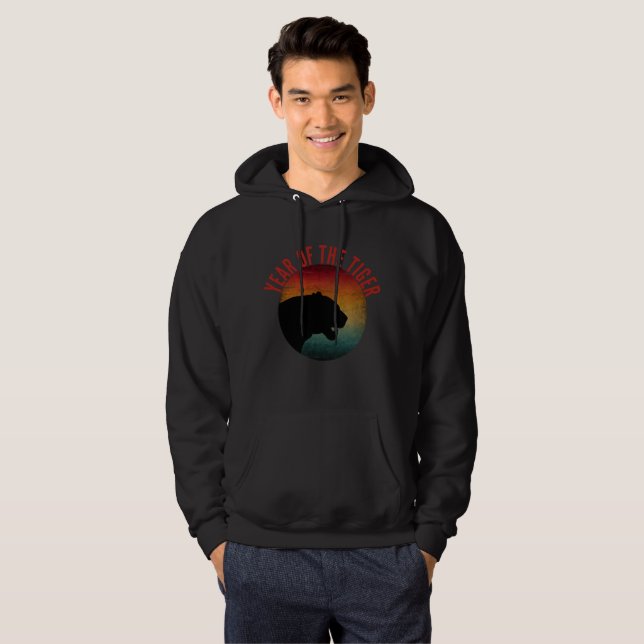 År för Tiger T-Shirt Hoodie (Hel framsida)