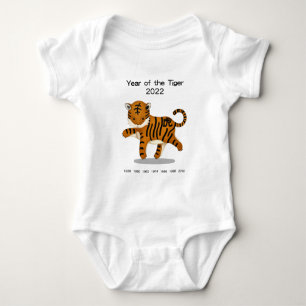År för tigern 2022 Cute Zodiac Animal Keepsaké T Shirt