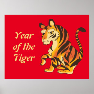 År för tigern poster