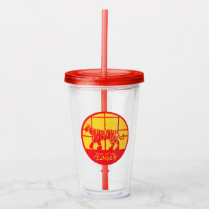 År för tigern take away mugg