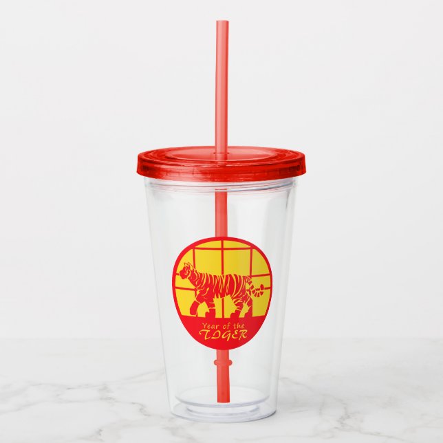 År för tigern take away mugg (Framsida)