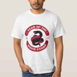 År för träsnäckan 2025 蛇 Black Mamba T Shirt