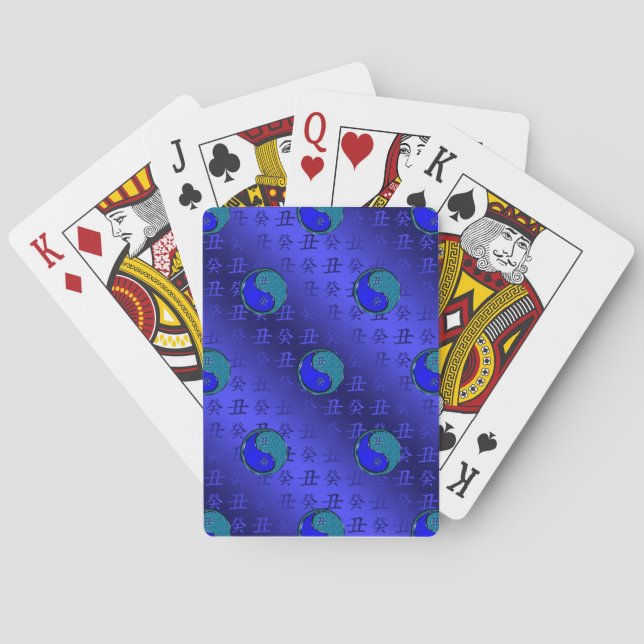 År för vattenoxen casinokort (Baksidan)