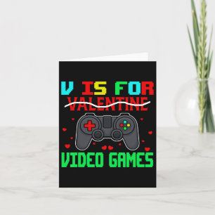Är För Videospel Roligt Alla Hjärtans Dag Gamer Sp Kort