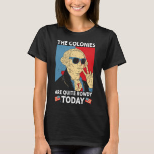 Är ganska högljudda självständighetsdag rolig 4 ju t shirt