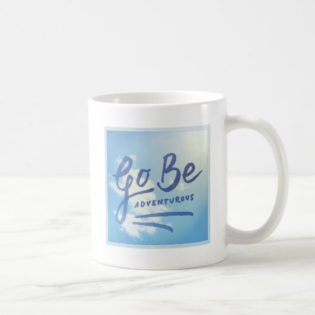 Är går äventyrlig himmel kaffemugg (Höger)