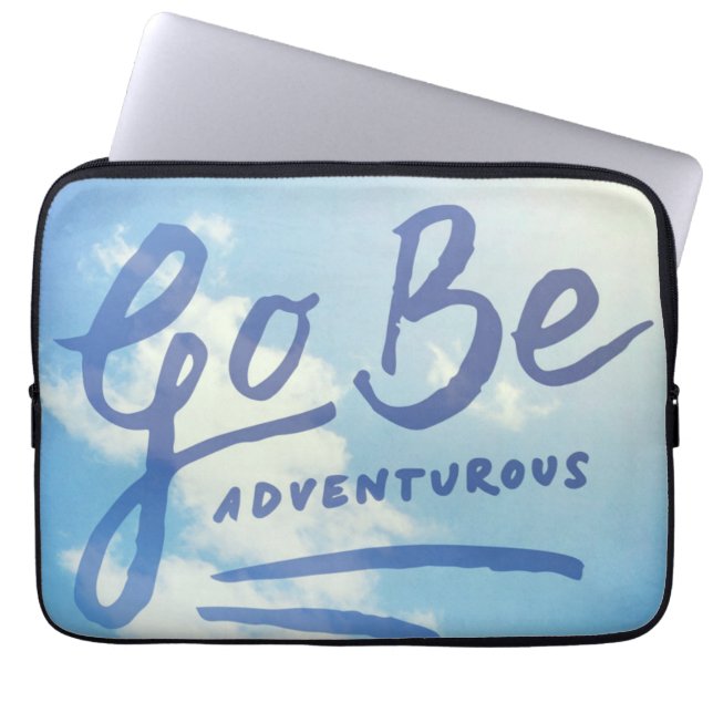Är går äventyrlig himmel laptop sleeve (Framsidan)