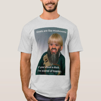 "Är getter lika champinjoner…", T-tröja Tee Shirt