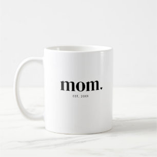 År grundat för mamma kaffemugg