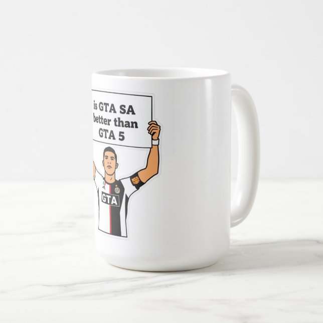 Är GTA SA bättre än GTA V påstående Kaffemugg (Framsida höger)
