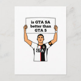 Är GTA SA bättre än GTA V påstående Vykort