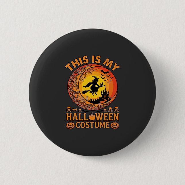Är Halloween Kostym Häxslott Kittel Knapp (Framsida)