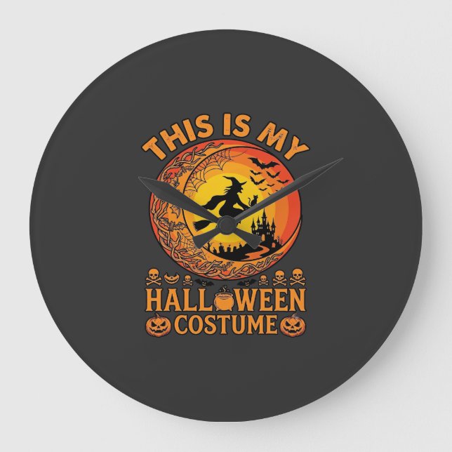 Är Halloween Kostym Häxslott Kittel Stor Klocka (Framsida)