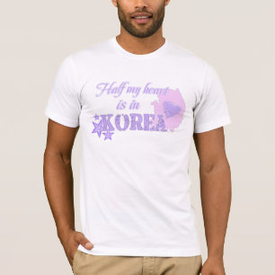 Är halvan min hjärta i Korea Tee Shirt