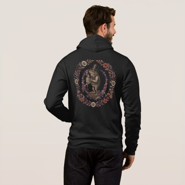 Är han död än? t shirt (Hel baksida)