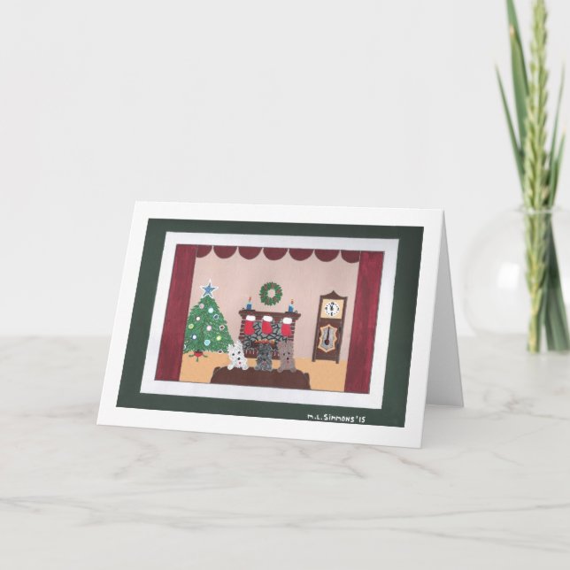 ÄR HAN HÄR ÄNNU? HELGKORT (Framsida)