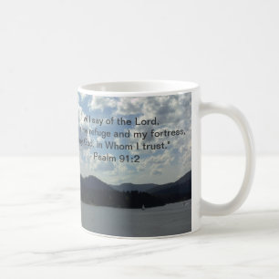 "Är han min fristad och min fästning… Kaffemugg