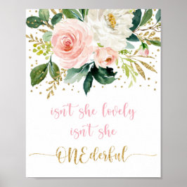 Är hon inte Boho-Blommigten första födelsedagen? Poster