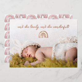 Är hon inte ett vackert meddelande om Baby födelse