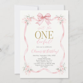 Är hon inte underbar första födelsedagsinbjudan? inbjudningar