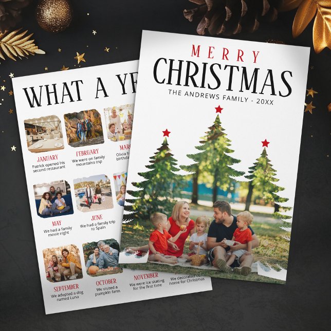 År i Granska familjens fotopul Julkort (Skapare uppladdad)