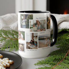 År i Moment 11 Family Photo Collage & Captions Mugg
