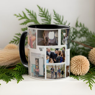 År i Moments Family Photo Collage Keepsaké Gift Mugg