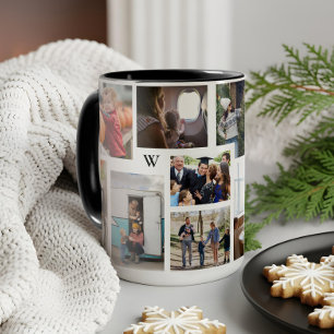 År i Moments Family Photo Collage Keepsaké Gift Mugg