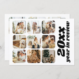 År i Personligen Granska 12 foton och text Julkort