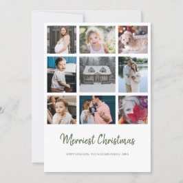 År i recension 9 Photo God jul Card Inbjudningar