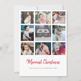 År i recension 9 Photo God jul Card Inbjudningar