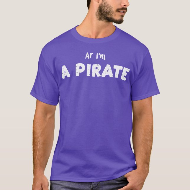 Ar Im A Pirate Vetenskap T Shirt (Framsida)